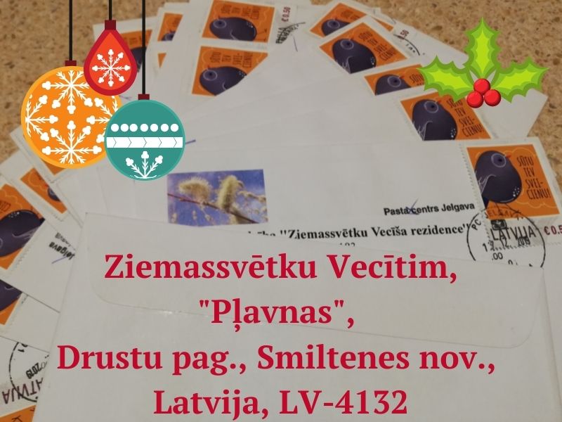 Kur rakstīt vēstiles Ziemassvētku Vecītim. Adrese.